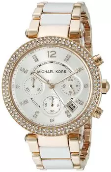 Женские кварцевые часы Michael Kors Parker 38 мм, белый