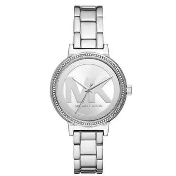 Женские кварцевые часы Michael Kors Sofie 36 мм, серебряный