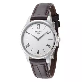 Женские кварцевые часы Tissot T-Classic 31 мм, коричневый