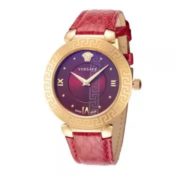 Женские кварцевые часы Versace Daphnis 35 мм, красный