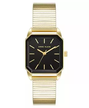 Женские кварцевые золотистые часы из нержавеющей стали, 26 мм Anne Klein, желтый