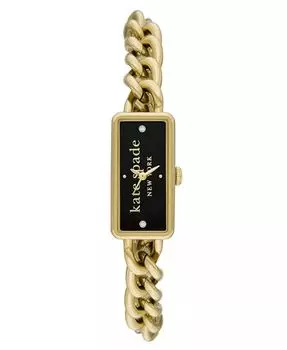 Женские кварцевые золотистые часы Rosedale с тремя стрелками из нержавеющей стали, 32 мм kate spade new york, желтый