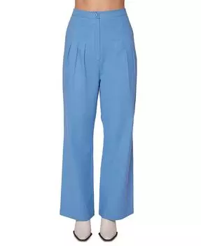 Женские льняные брюки со складками Bluestar Lost + Wander, синий