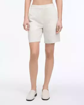 Женские льняные шорты Calvin Klein, белый