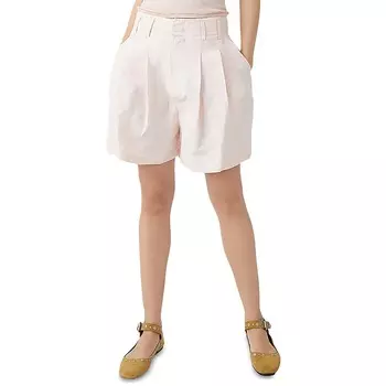 Женские льняные шорты карго со складками Calla Free People, цвет Pink Rose