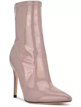 Женские лакированные ботильоны с острым носком Jody 3 Nine West, светло-розовый