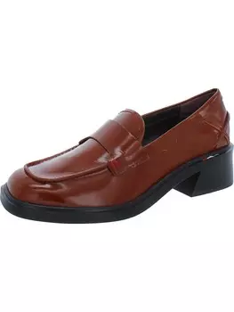 Женские лакированные лоферы Gabriella с квадратным носком на каблуке Sarto Franco Sarto, цвет Claret Leather