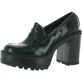 Женские лакированные пенни-лоферы Kimberley Shooties Steve Madden, черный