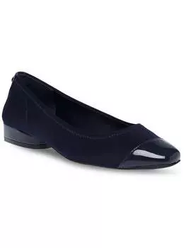 Женские лакированные туфли Carlie с квадратным носком на плоской подошве Anne Klein, темно-синий