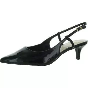 Женские лакированные туфли Charla с острым носком на каблуке-рюмочке Jones New York, черный