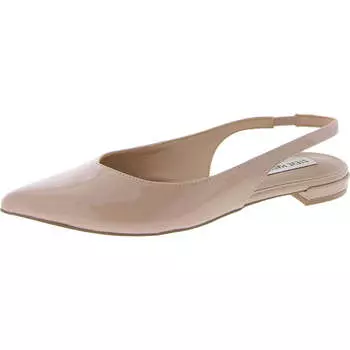 Женские лакированные туфли с острым носком Care Slingbacks Steve Madden, цвет blush patent