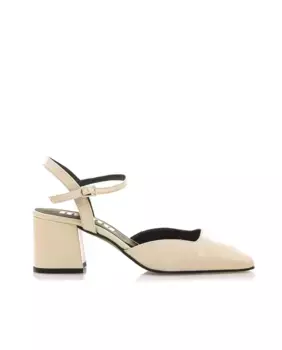 Женские лакированные туфли с пряжками Mustang, цвет Natural