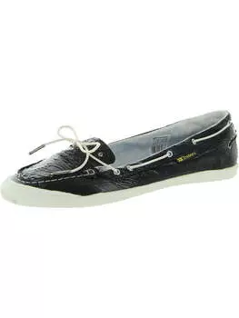 Женские лакированные туфли Sunniva Patent Crinkled Patent Lightweight Boat Shoes Tretorn, цвет ombre blue