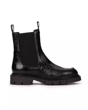 Женские лаковые ботильоны на резинке Weekend by Pedro Miralles, черный