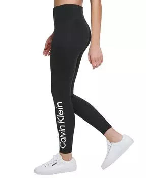 Женские леггинсы 7/8 с высокой посадкой Calvin Klein, белый
