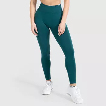 Женские леггинсы Amaze Pro темно-зеленые для спорта и отдыха SMILODOX, цвет gruen