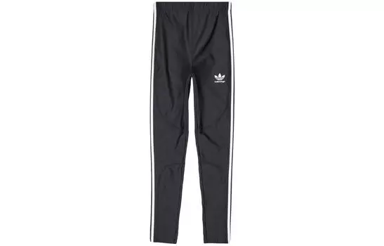 Леггинсы женские Balenciaga x Adidas, черный / белый