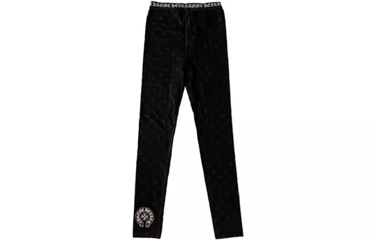 Женские леггинсы Chrome Hearts, Черный