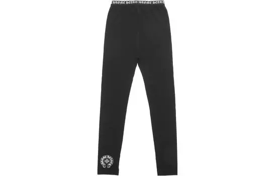 Женские леггинсы Chrome Hearts, черный