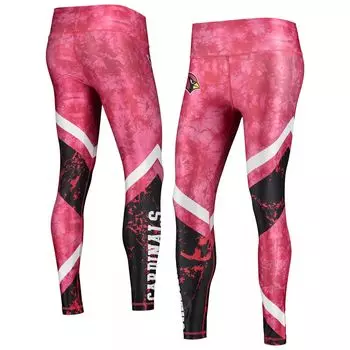 Женские леггинсы Concepts Sport Cardinal/Черные Arizona Cardinals Dormer, сублимированные леггинсы