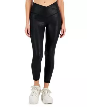 Женские леггинсы crackle с v-образным поясом 7/8, созданные для macy's Jenni