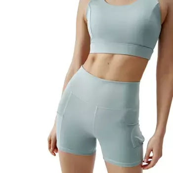 Женские леггинсы для йоги Garros Born Living Born Living Yoga, серо-зеленый