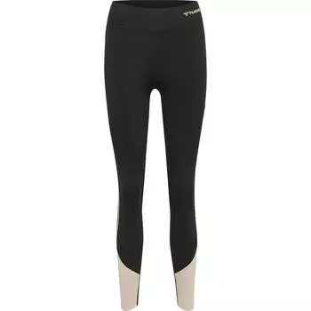 Женские леггинсы для йоги Hmlmt Riga с высокой талией, гибкие HUMMEL, цвет grau