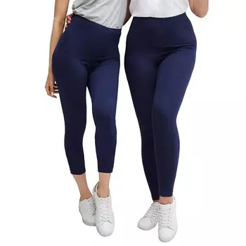 Женские леггинсы Ellos больших размеров (2 пары), темно-синий