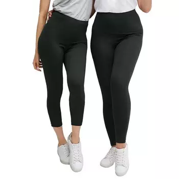 Женские леггинсы Ellos больших размеров (2 пары), черный