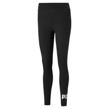 Женские леггинсы ESS с логотипом Puma, чёрный