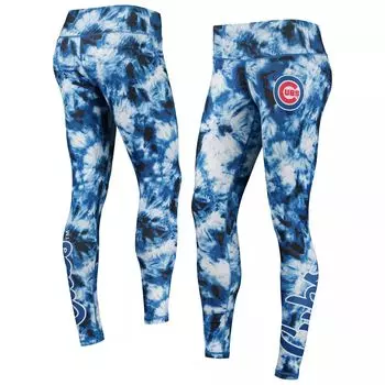 Женские леггинсы FOCO Royal Chicago Cubs с принтом тай-дай