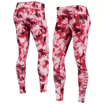Женские леггинсы FOCO Scarlet San Francisco 49ers Tie-Dye