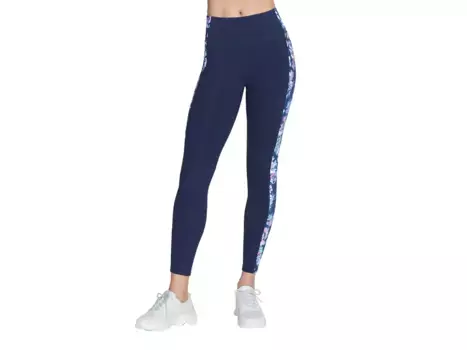 Женские леггинсы Go Flex Misty с цветочным принтом Skechers, цвет navy_multicolorfloralprint
