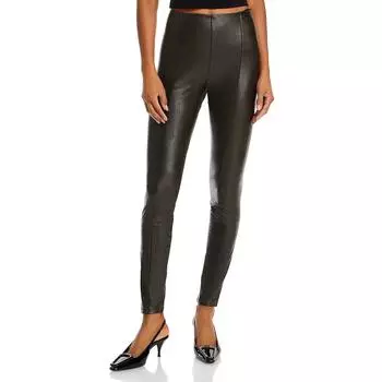 Женские леггинсы из искусственной кожи с высокой талией Lysse, цвет deep olive