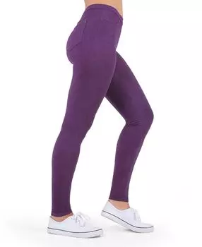 Женские леггинсы из микрозамши MeMoi, мульти