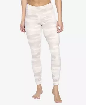 Женские леггинсы из мягкой замши со средней посадкой Felina, цвет Cashmere Camo