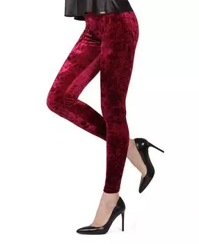 Женские леггинсы из мятого бархата MeMoi