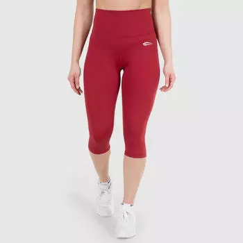 Женские леггинсы-капри Advanced Affectionate Red для спорта и отдыха SMILODOX, цвет rot