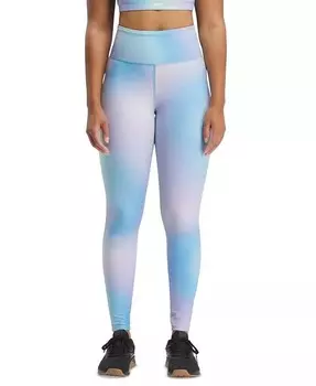 Женские леггинсы Lux Bold с завышенной талией и эффектом омбре Reebok, синий