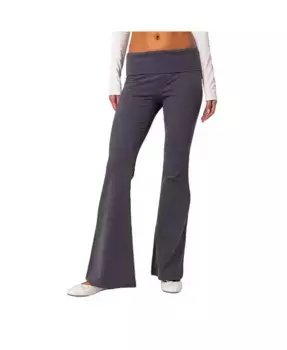 Женские леггинсы Naomi с расклешенными штанинами Edikted, серый