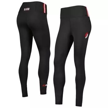 Женские леггинсы Pro Standard черного цвета Portland Trail Blazers Classics Lux