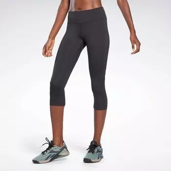 Женские леггинсы с сеткой Reebok, черный