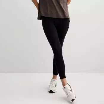 Женские леггинсы с высокой талией и поясом 7/8 Flx, черный