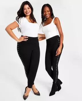 Женские леггинсы с заклепками по бокам, XXS-4X Bar III