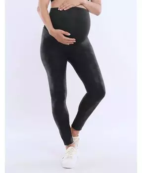Женские леггинсы Secret Fit Over the Belly с покрытием полной длины - Материнство Материнство Motherhood Maternity, черный