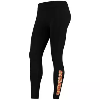 Женские леггинсы ZooZatz Black Iowa State Cyclones на флисовой подкладке 2.0