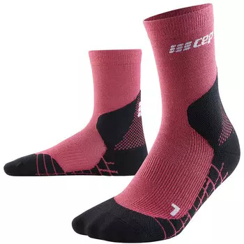 Женские легкие носки среднего кроя из шерсти мериноса CEP, розовый