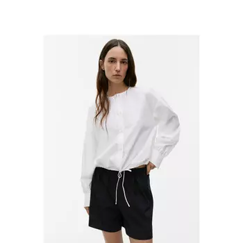 Женские легкие шорты Arket с эластичной резинкой на талии, черный