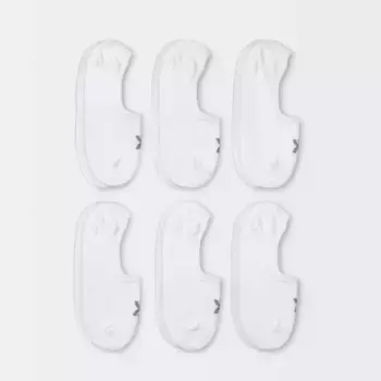 Женские легкие спортивные носки Liner 6pk - All In Motion, цвет White