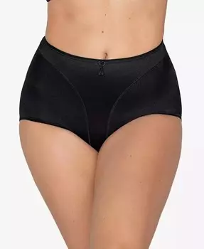 Женские легкие трусики-стринги с высокой посадкой и утягивающим эффектом 01214 Leonisa, черный